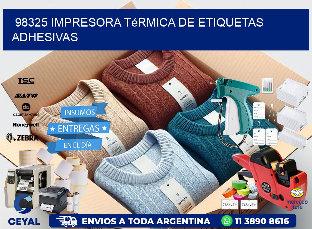 98325 Impresora térmica de etiquetas adhesivas