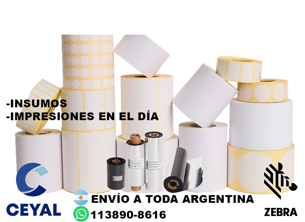 Necesito etiquetas 27 x 49 argentina