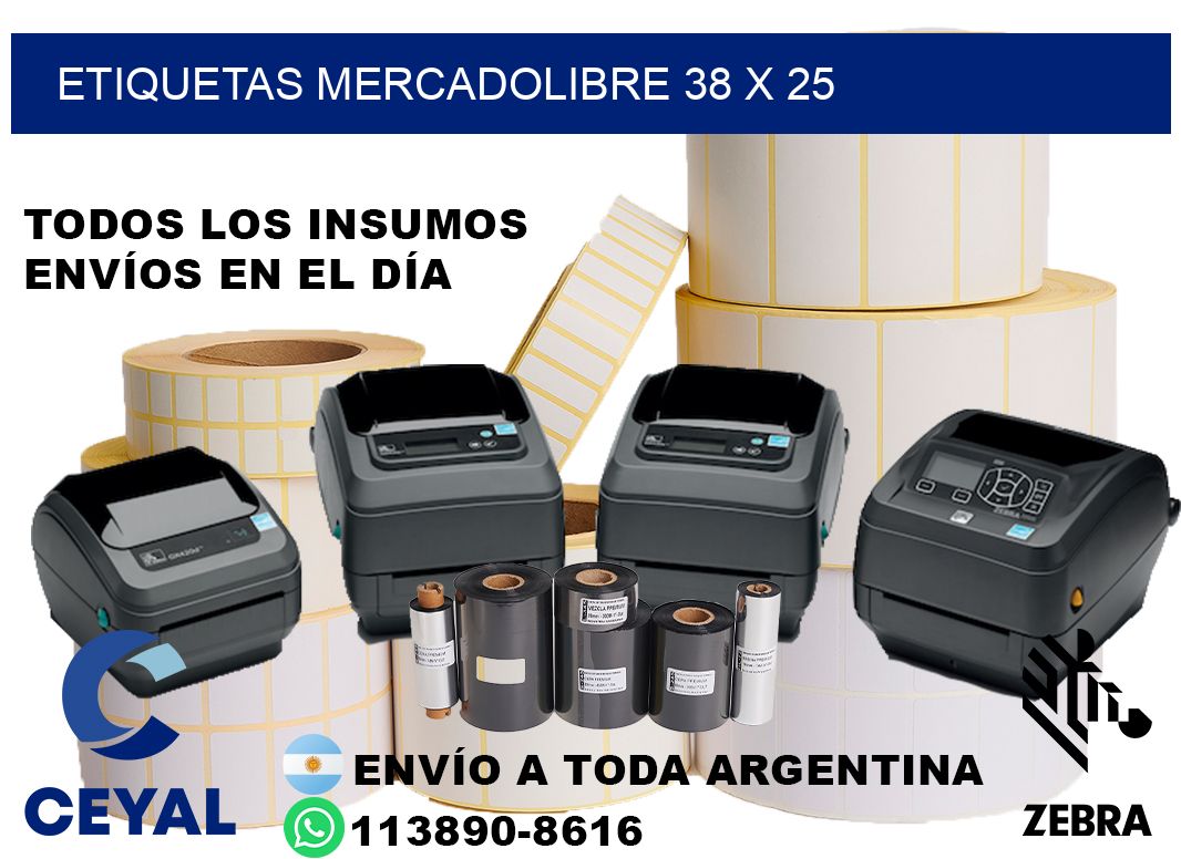etiquetas mercadolibre 38 x 25