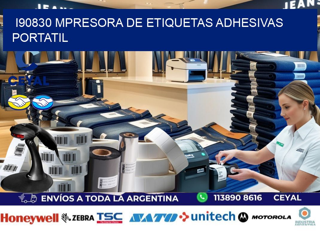 i90830 mpresora de etiquetas adhesivas portatil