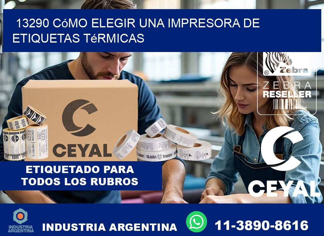 13290 cómo elegir una impresora de etiquetas térmicas
