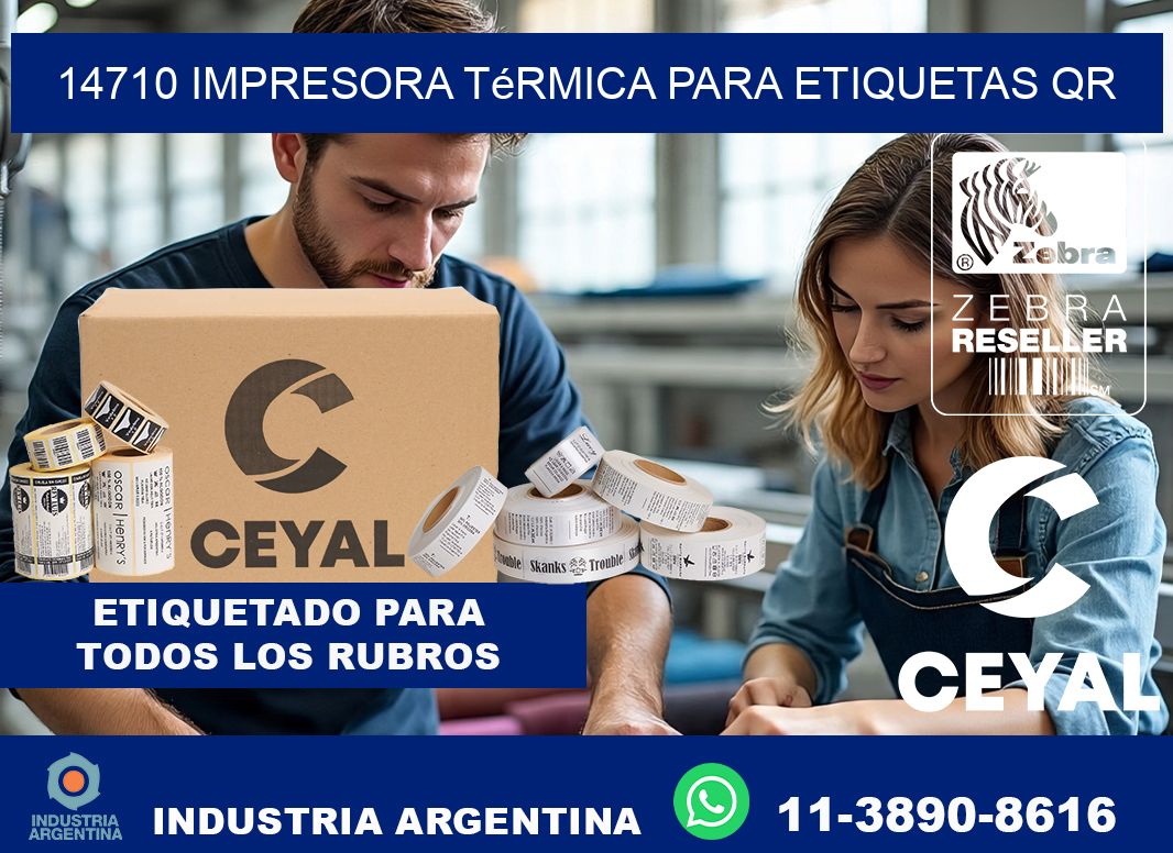 14710 impresora térmica para etiquetas QR