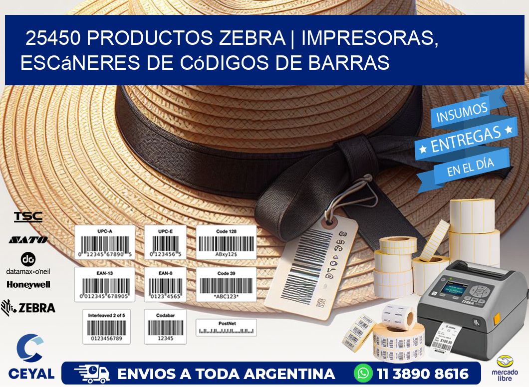 25450 Productos Zebra | Impresoras, escáneres de códigos de barras