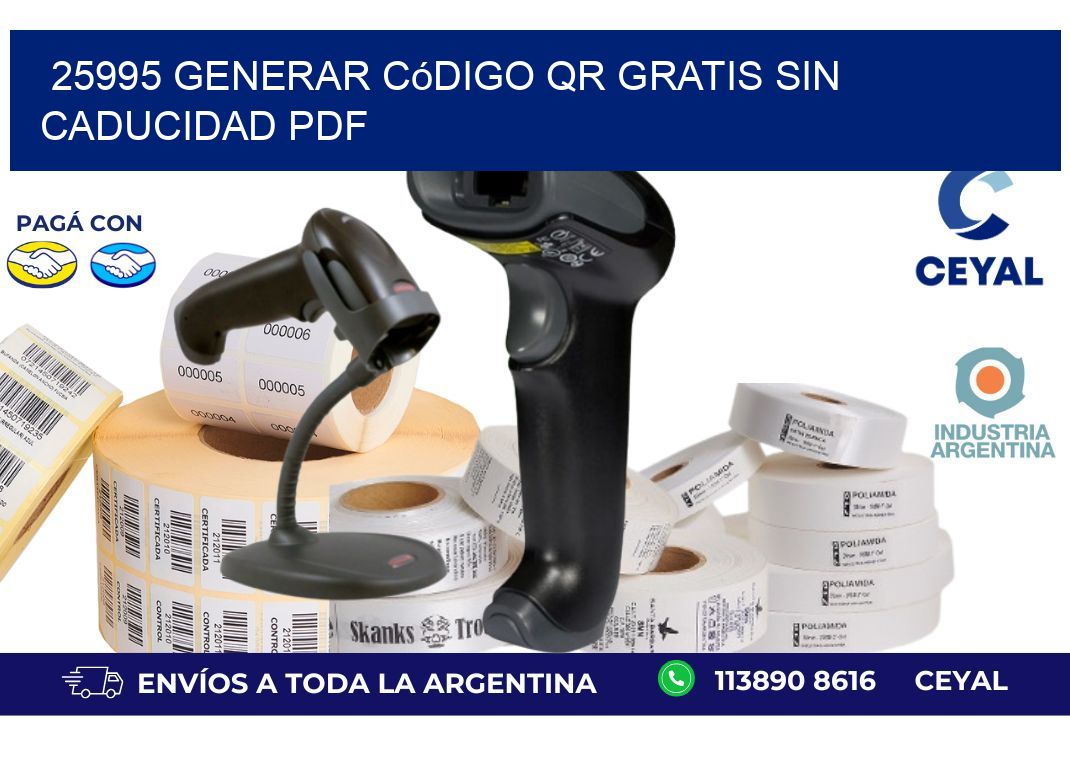 25995 Generar código QR gratis sin caducidad PDF