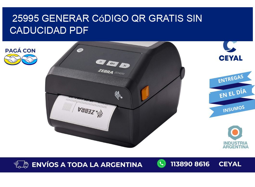 25995 Generar código QR gratis sin caducidad PDF