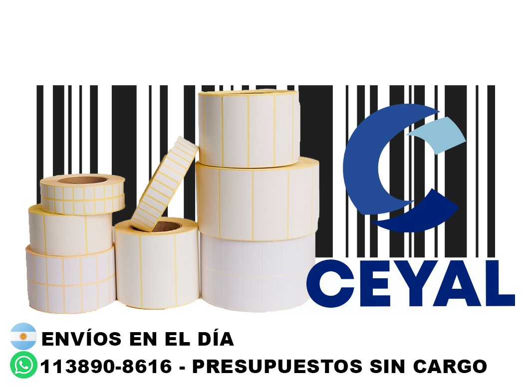 30790 Etiquetas en rollo 76 mm x 51 mm material Ilustración / OPP Blanco