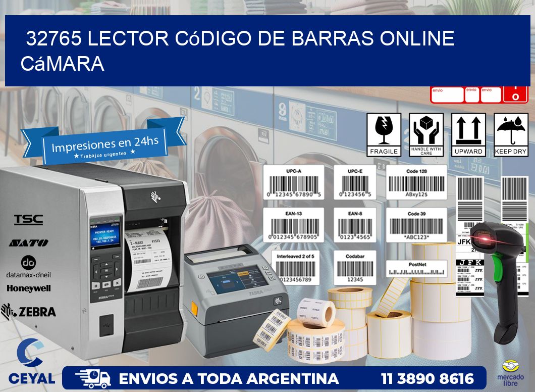 32765 Lector código de barras online cámara