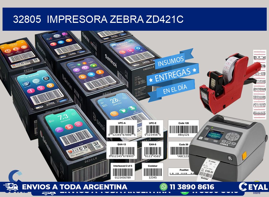 32805 Impresora Zebra zd421c
