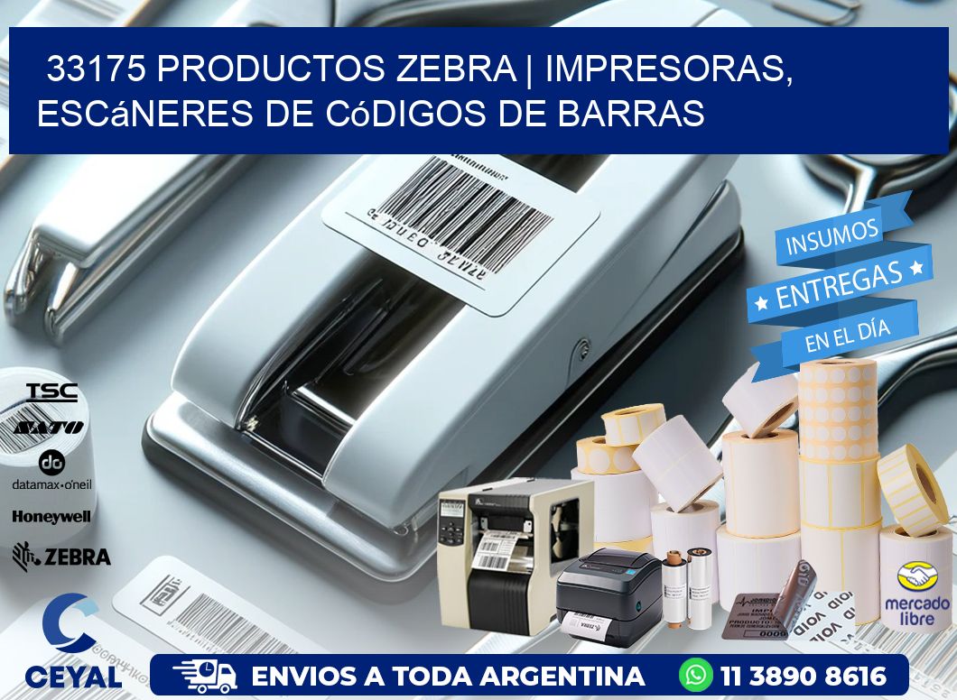 33175 Productos Zebra | Impresoras, escáneres de códigos de barras