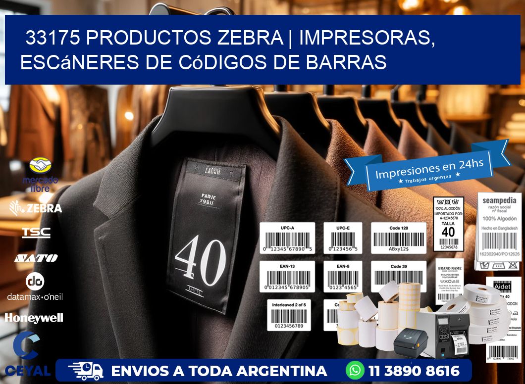 33175 Productos Zebra | Impresoras, escáneres de códigos de barras