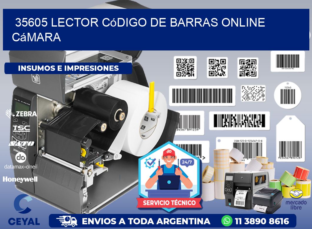 35605 Lector código de barras online cámara