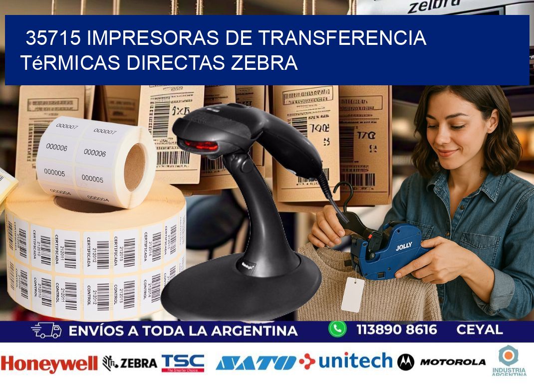 35715 impresoras de Transferencia térmicas directas zebra
