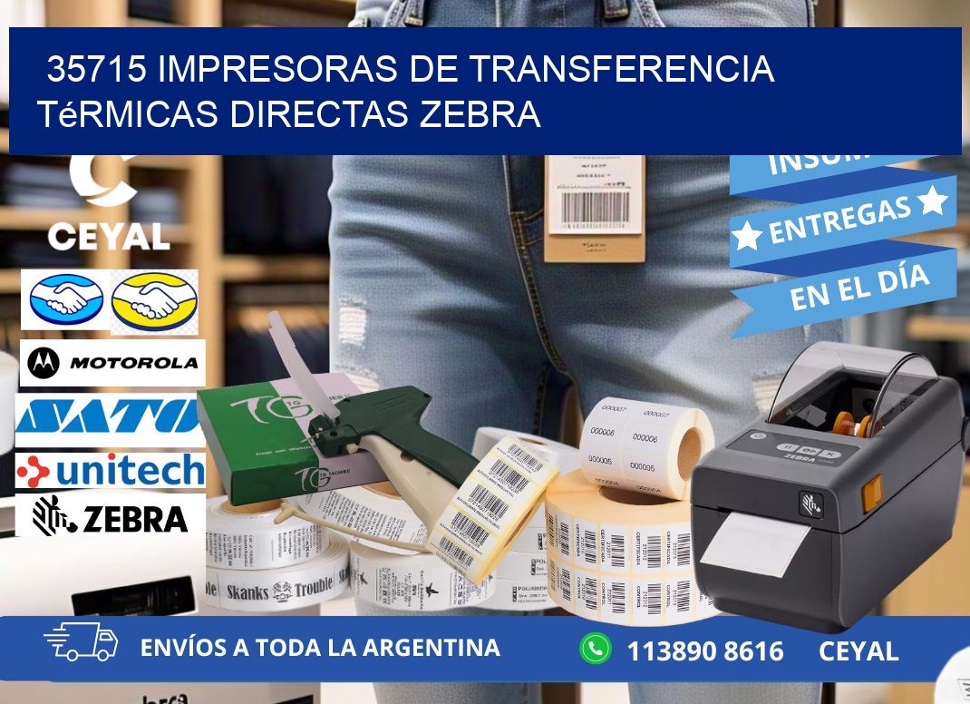35715 impresoras de Transferencia térmicas directas zebra