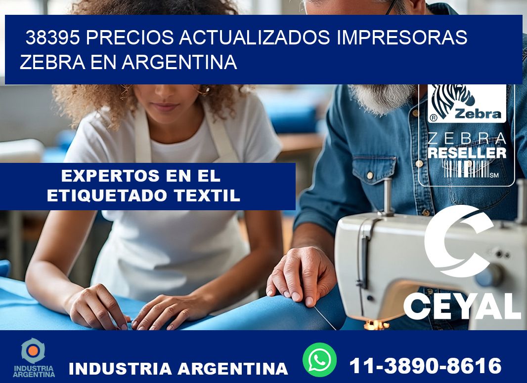 38395 precios actualizados impresoras zebra en argentina