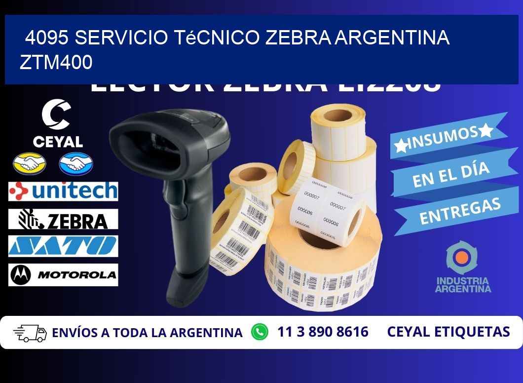 4095 servicio técnico zebra argentina ZTM400