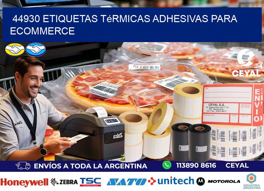 44930 etiquetas térmicas adhesivas para ecommerce