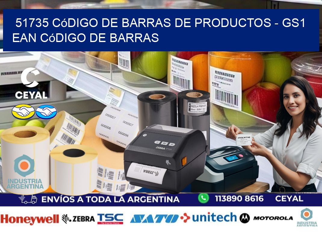 51735 Código de Barras de productos – GS1 ean Código de Barras
