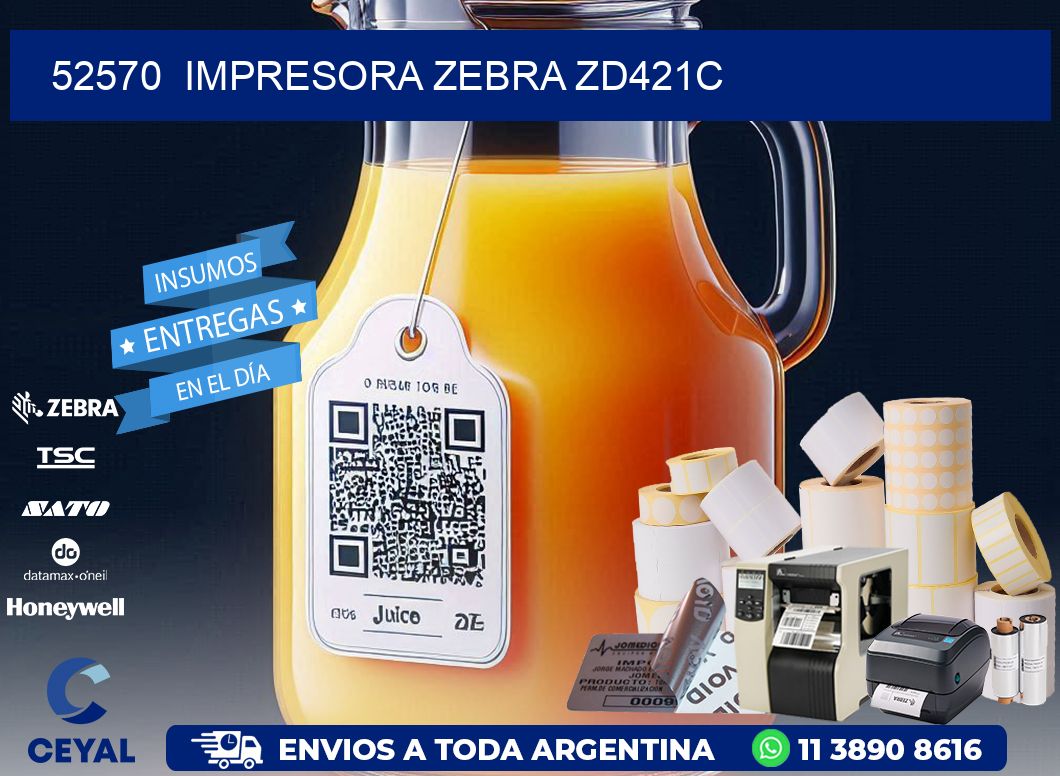 52570 Impresora Zebra zd421c