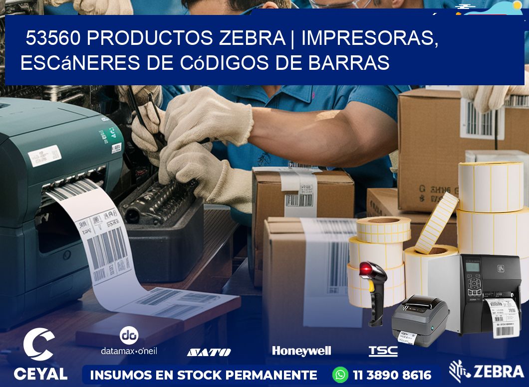53560 Productos Zebra | Impresoras, escáneres de códigos de barras