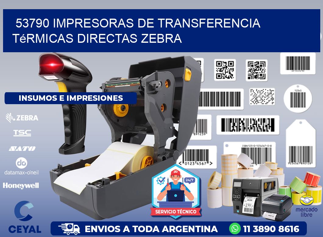 53790 impresoras de Transferencia  térmicas directas zebra
