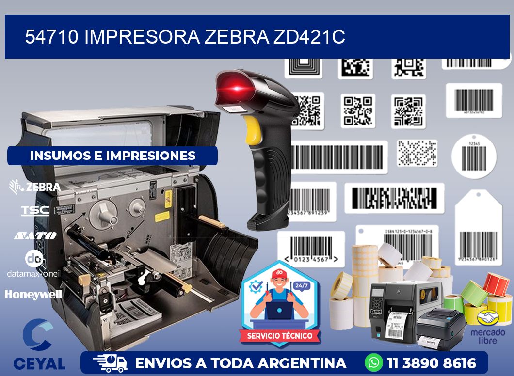 54710 Impresora Zebra zd421c