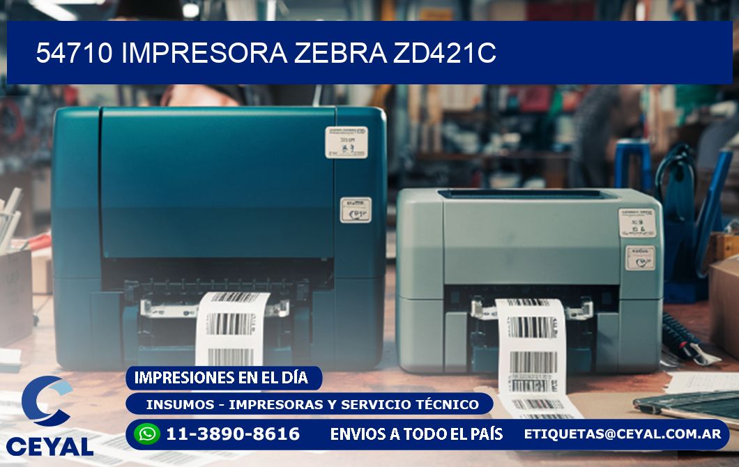 54710 Impresora Zebra zd421c