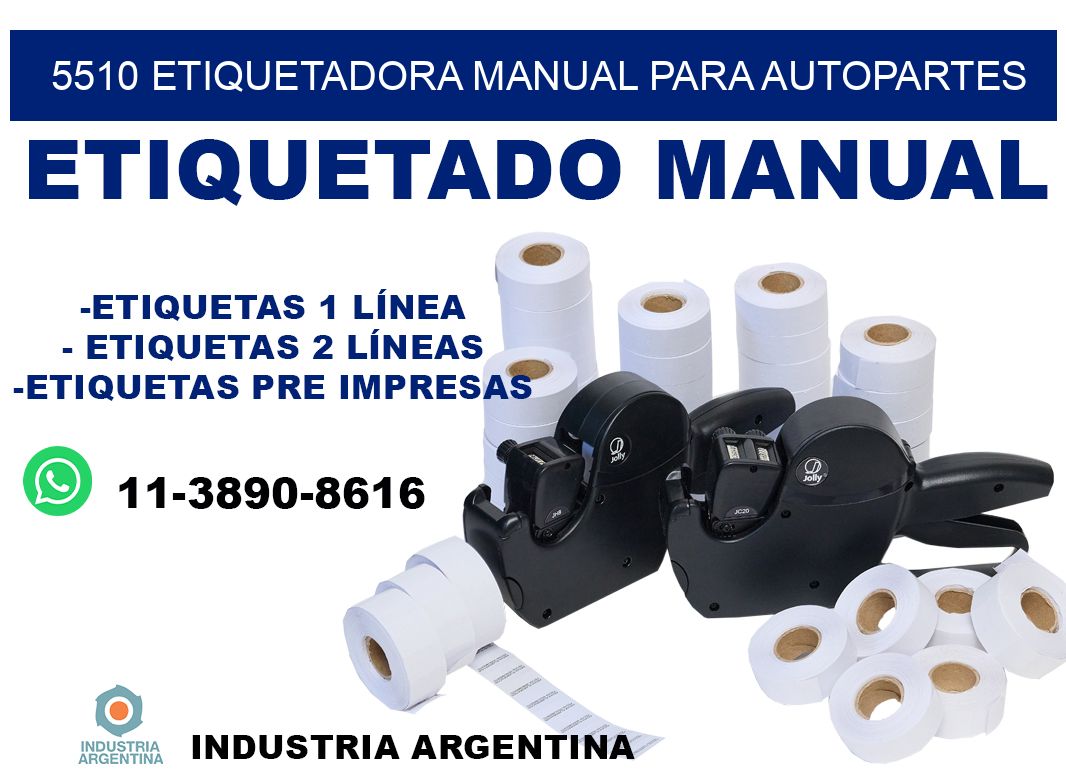5510 etiquetadora manual para autopartes
