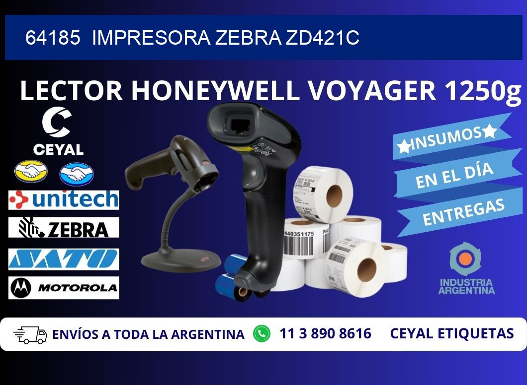 64185  Impresora Zebra zd421c