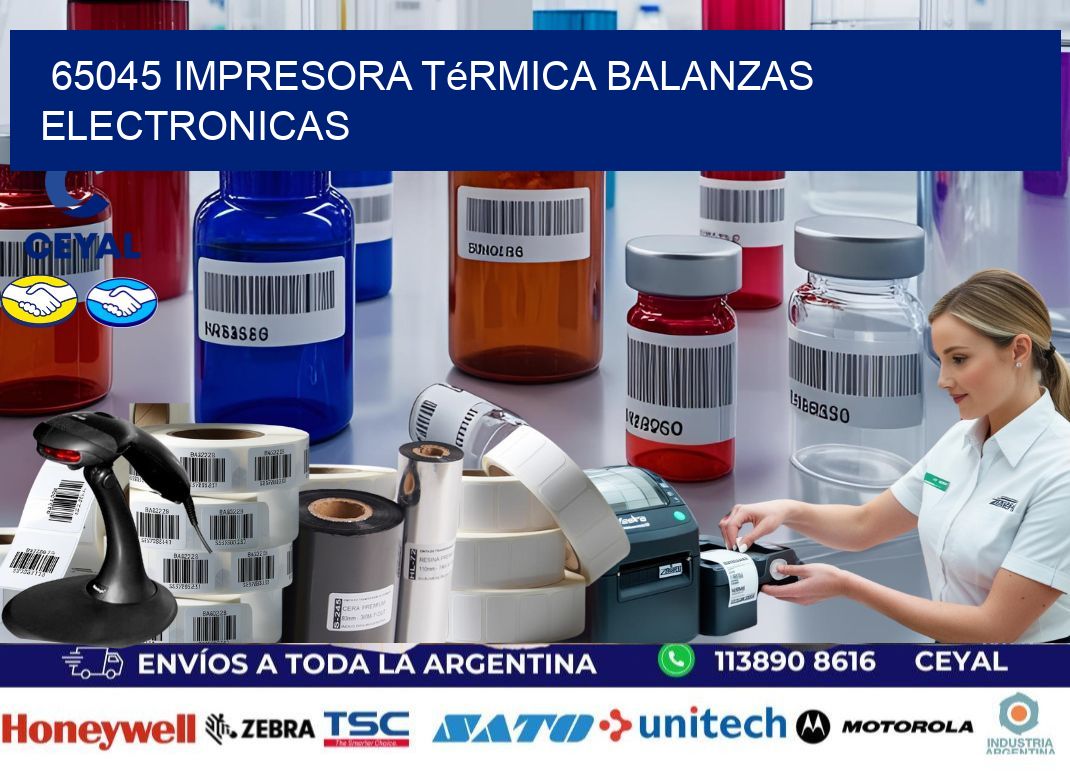 65045 impresora térmica balanzas electronicas