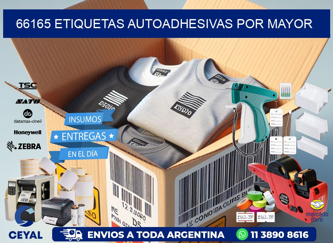 66165 etiquetas autoadhesivas por mayor