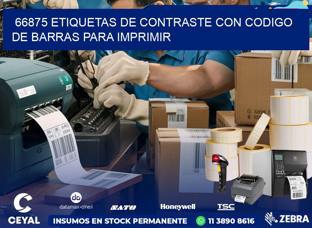66875 etiquetas de contraste con codigo de barras para imprimir