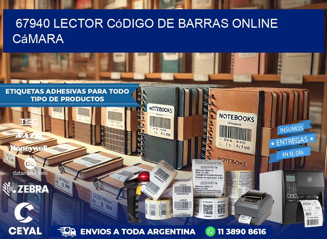 67940 Lector código de barras online cámara