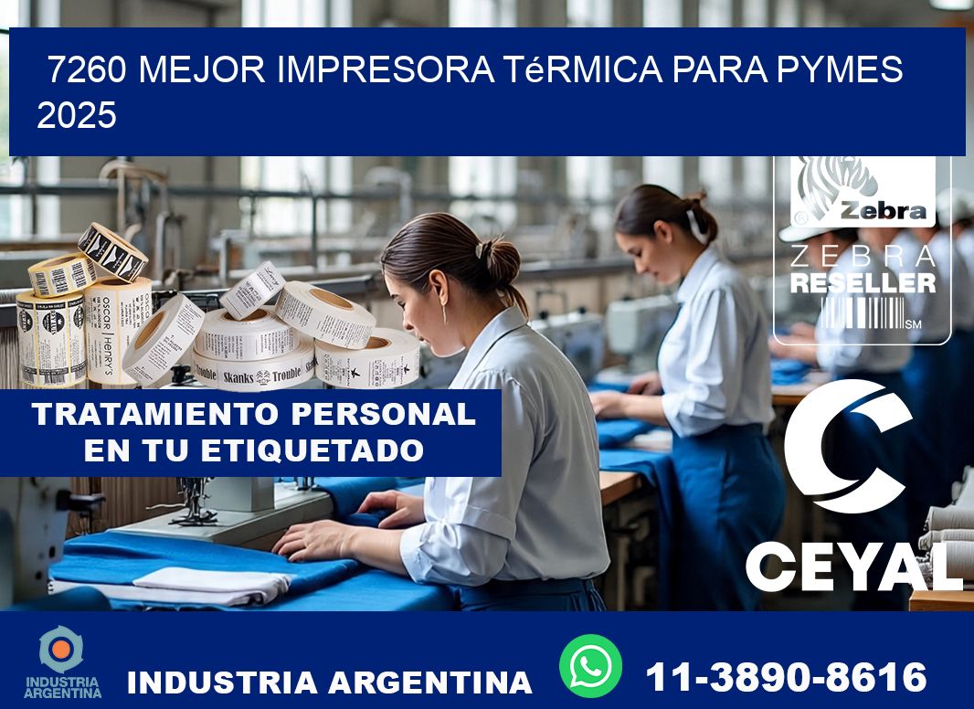 7260 mejor impresora térmica para pymes 2025