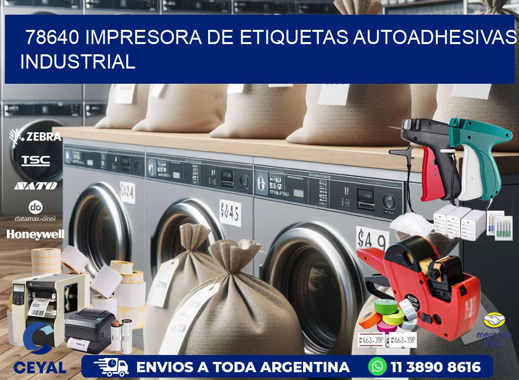 78640 Impresora de etiquetas autoadhesivas industrial