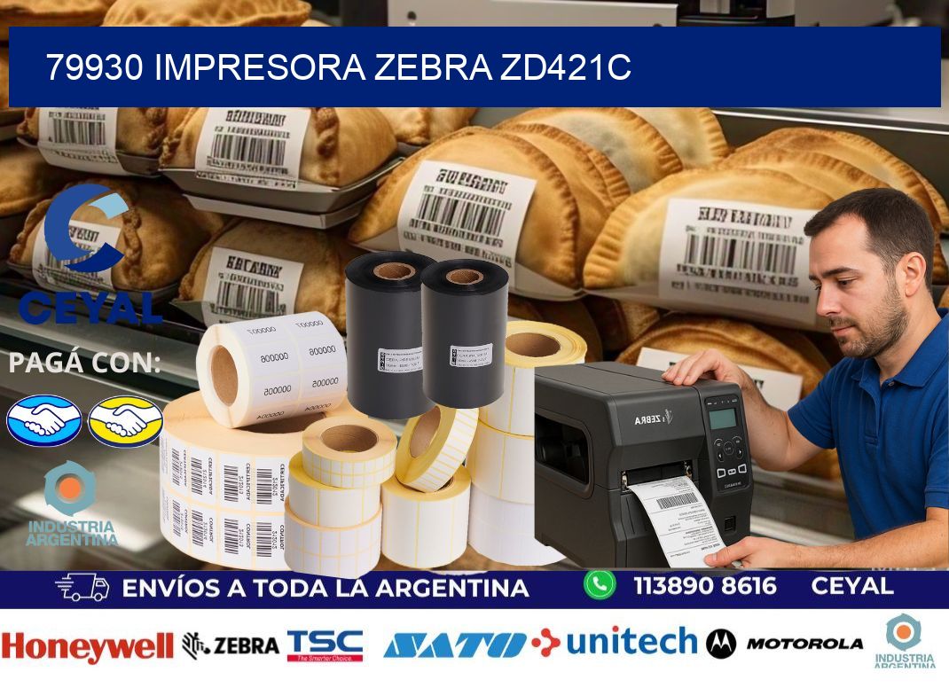 79930 Impresora Zebra zd421c