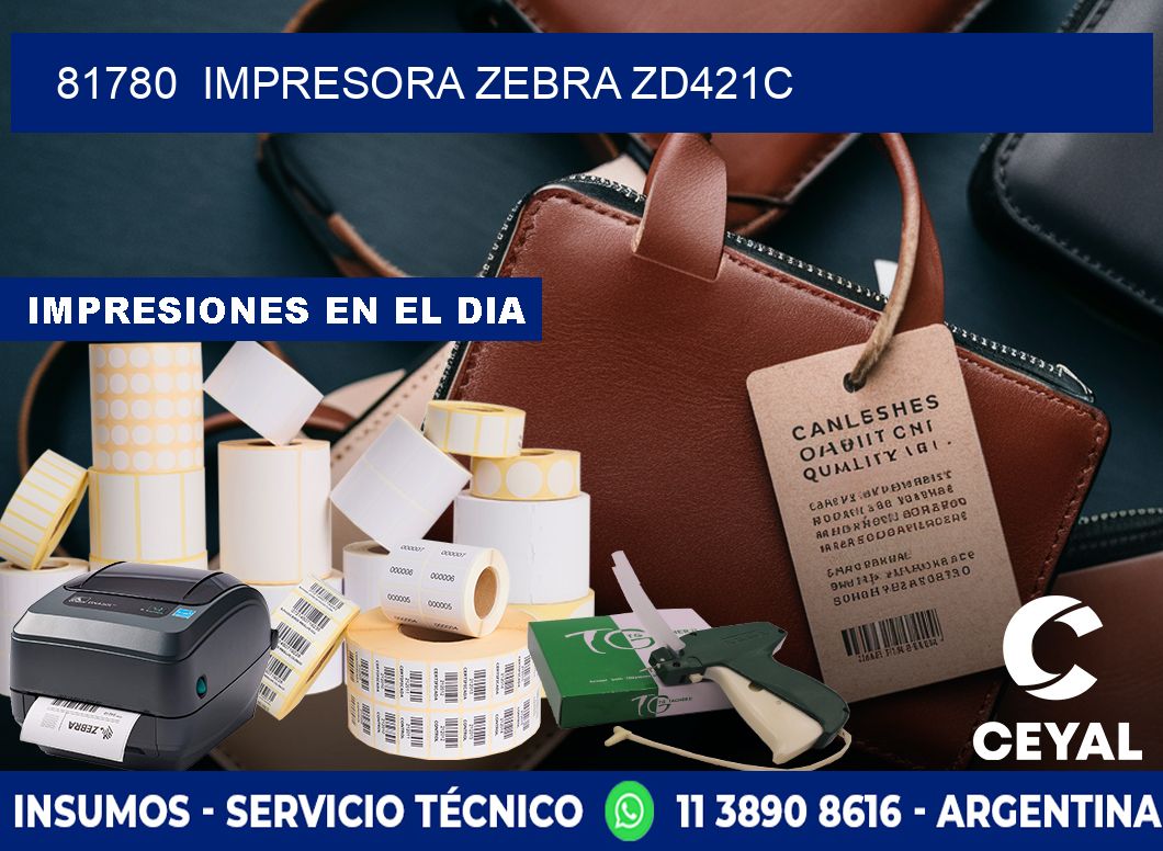 81780  Impresora Zebra zd421c
