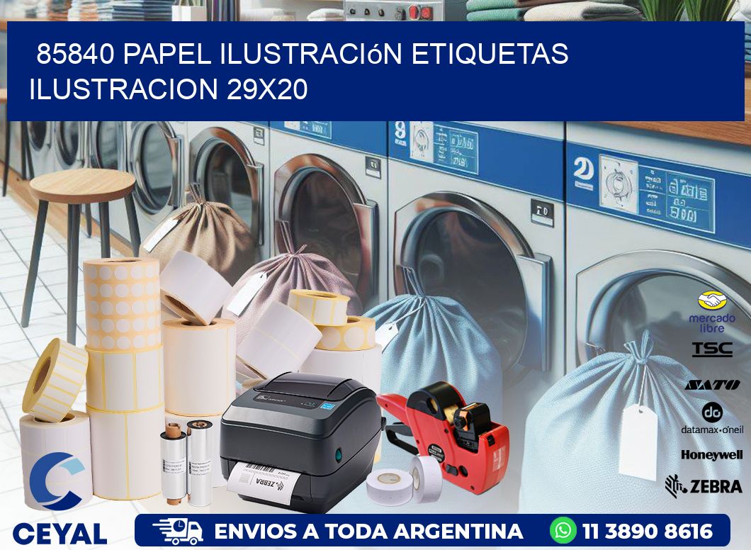 85840 papel ilustración Etiquetas Ilustracion 29x20