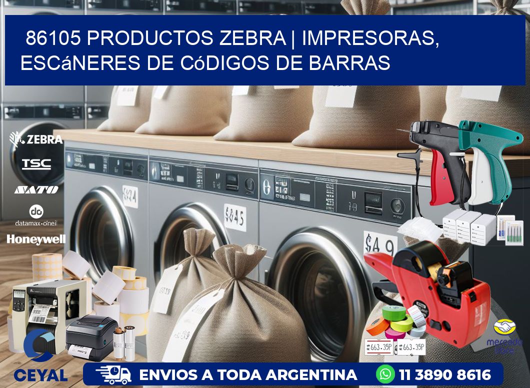 86105 Productos Zebra | Impresoras, escáneres de códigos de barras