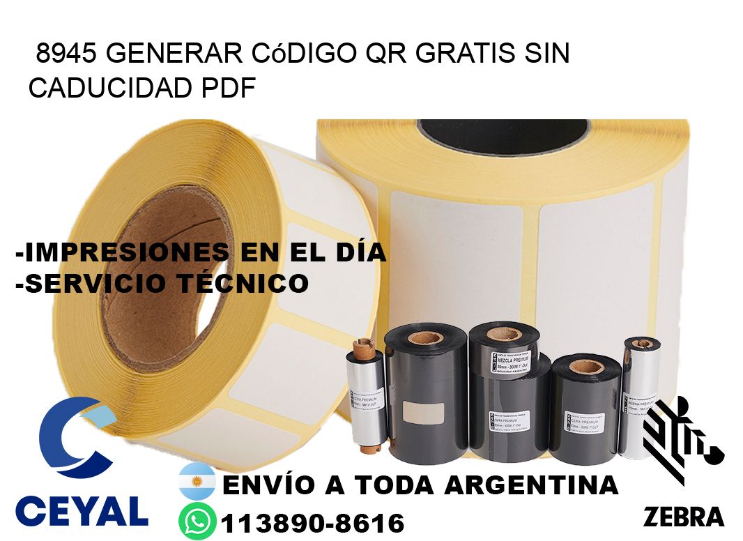 8945 Generar código QR gratis sin caducidad PDF