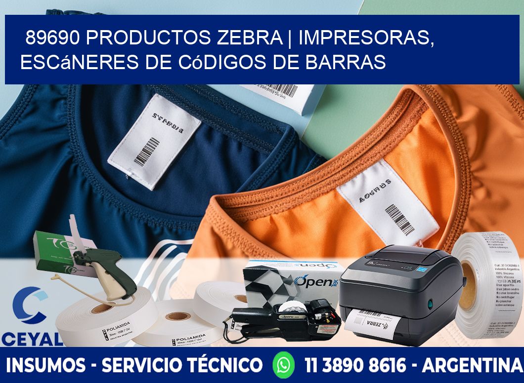 89690 Productos Zebra | Impresoras, escáneres de códigos de barras