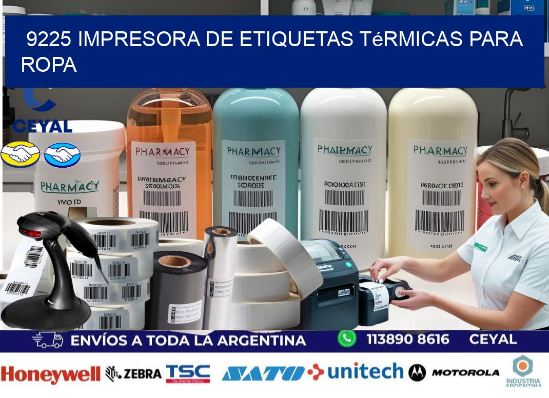 9225 impresora de etiquetas térmicas para ropa