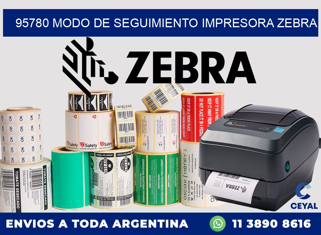 95780 Modo de seguimiento impresora Zebra