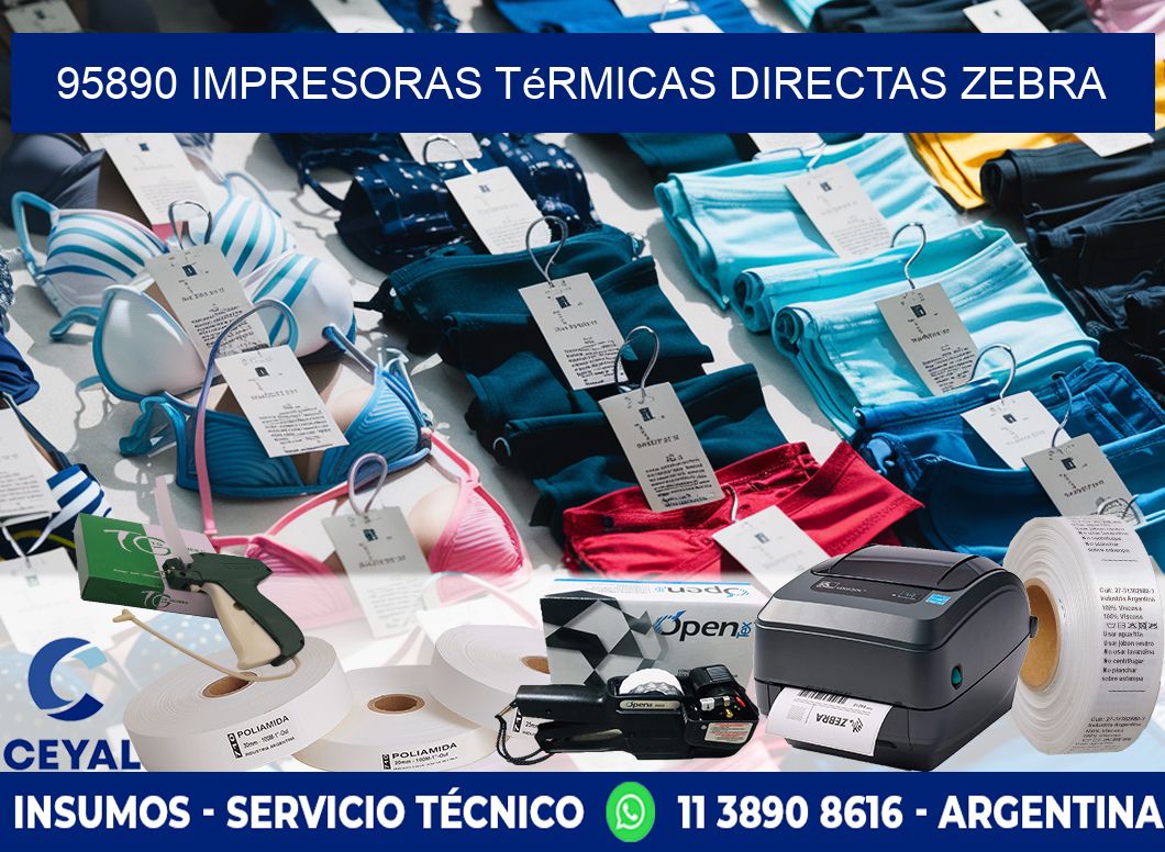 95890 impresoras térmicas directas zebra