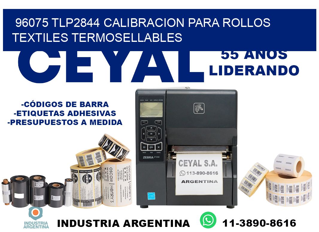 96075 tlp2844 calibracion para rollos textiles termosellables