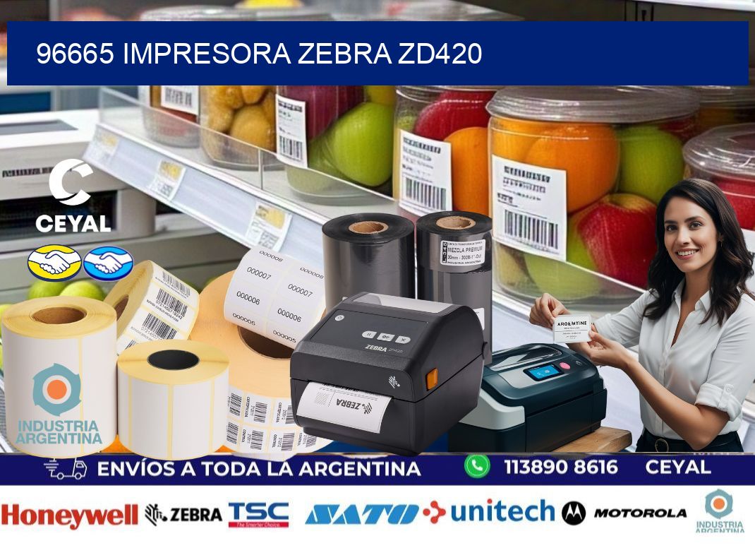 96665 Impresora Zebra ZD420
