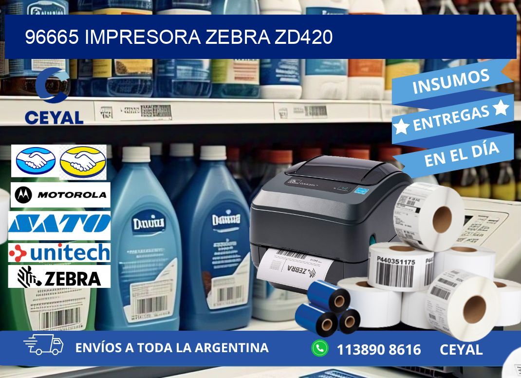 96665 Impresora Zebra ZD420