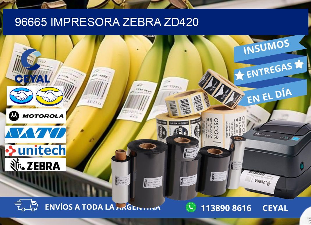 96665 Impresora Zebra ZD420