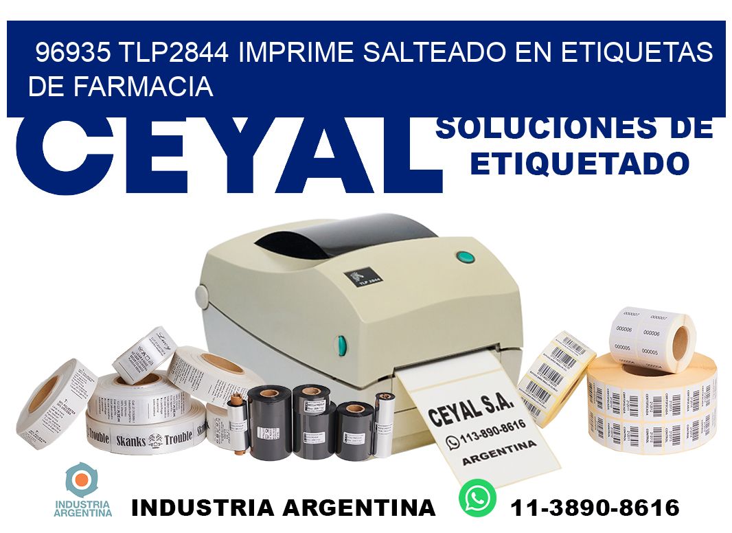 96935 tlp2844 imprime salteado en etiquetas de farmacia