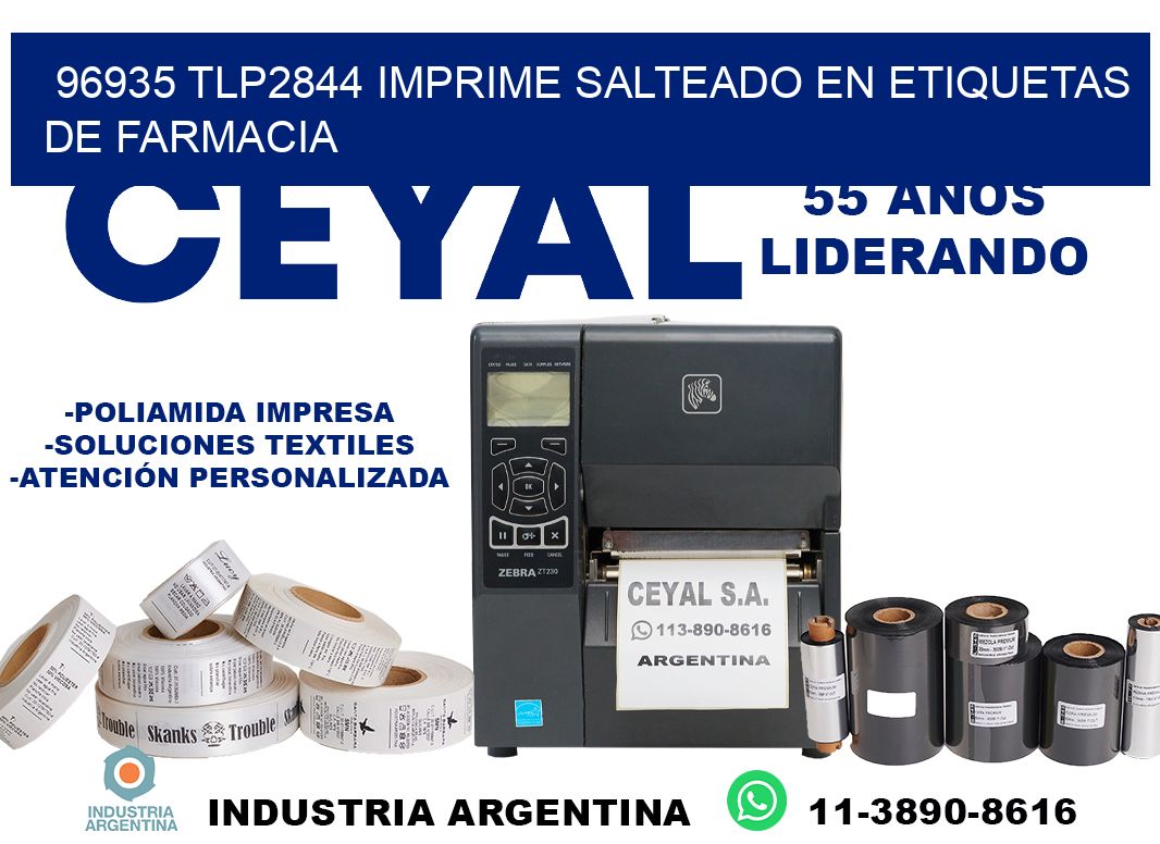 96935 tlp2844 imprime salteado en etiquetas de farmacia