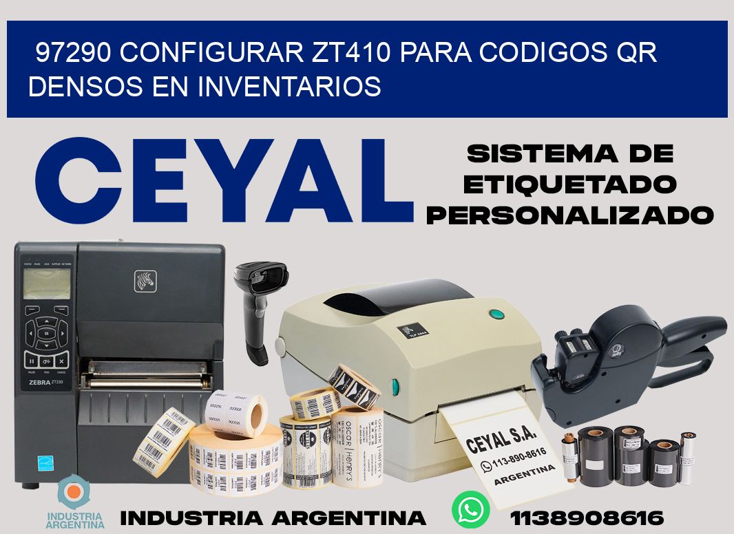 97290 configurar zt410 para codigos qr densos en inventarios